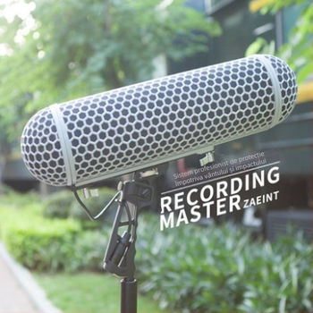 Suport microfon – Antivent, Absorbție a șocurilor, Set din trei piese pentru filmări în exterior, Accesorii ușoare, Greutate 650 g