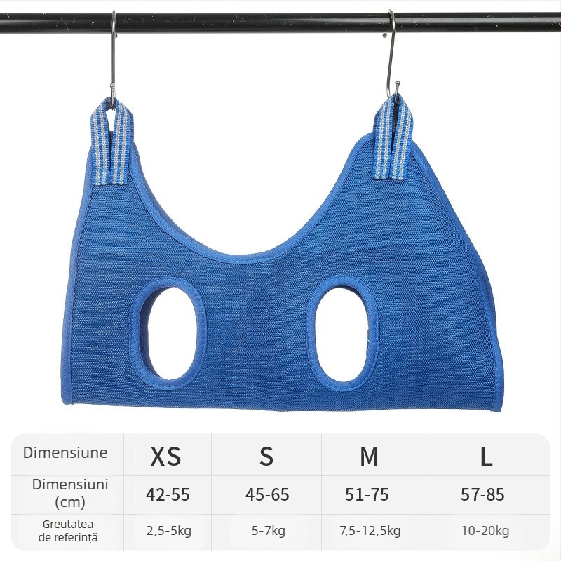 Sac de Spălat Pisici cu Protecție Anti-Zgâriere, Instrument de Baie Multifuncțional pentru Pisicute, Design Fix, Pachet de 100 MR237