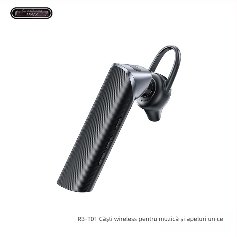 Remax Ruiliang Cască Bluetooth pentru mașină 5.4, hands-free, stereo, rază 10 m, baterie 4–8 h