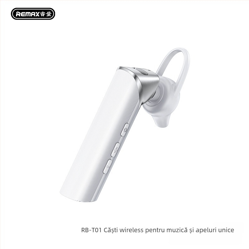 Remax Ruiliang Cască Bluetooth pentru mașină 5.4, hands-free, stereo, rază 10 m, baterie 4–8 h