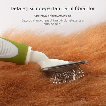 Pieptene de îngrijire pentru câini cu dinți tip pin, plastic, Jbn, 100 buc