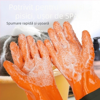 Mănușă de masaj pentru pisici – baie și periere, protecție anti-zgârieturi; Categorie: Alte produse de curățare și înfrumusețare; Fără import; Cantitatea din cutie: vezi detalii; Nu este cadou