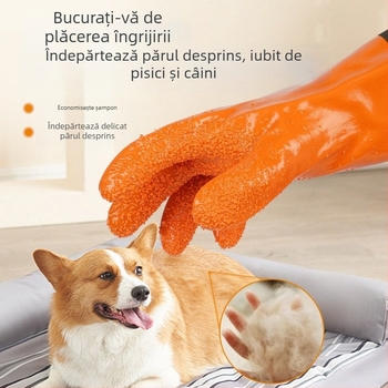 Mănușă de masaj pentru pisici – baie și periere, protecție anti-zgârieturi; Categorie: Alte produse de curățare și înfrumusețare; Fără import; Cantitatea din cutie: vezi detalii; Nu este cadou