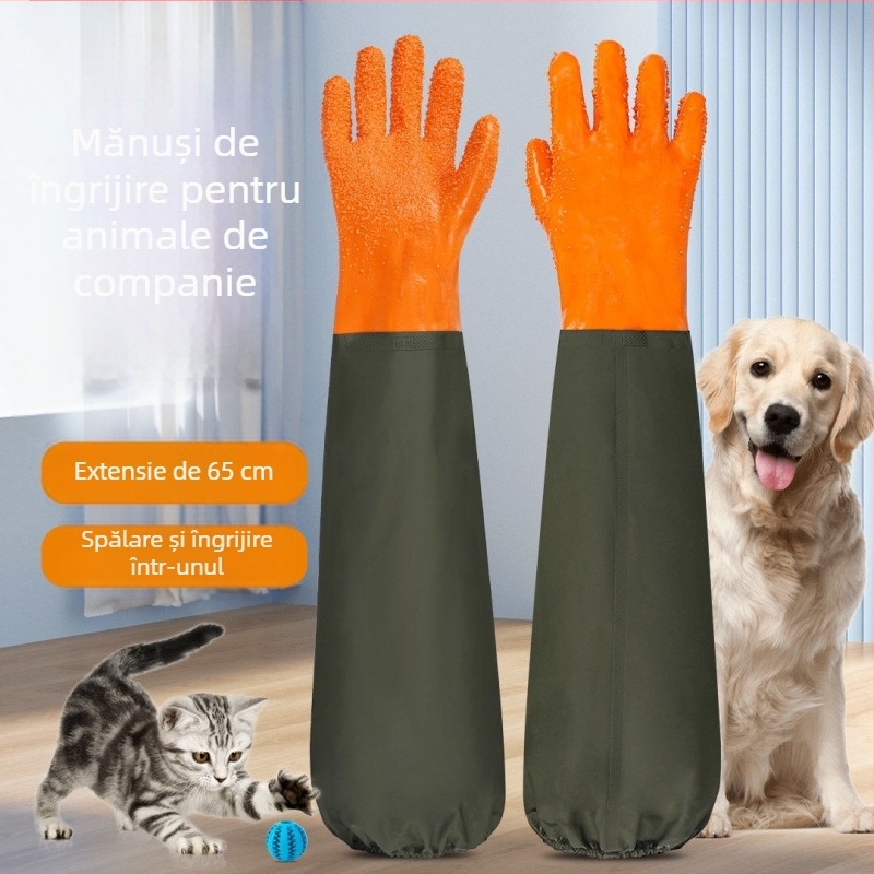 Mănușă de masaj pentru pisici – baie și periere, protecție anti-zgârieturi; Categorie: Alte produse de curățare și înfrumusețare; Fără import; Cantitatea din cutie: vezi detalii; Nu este cadou