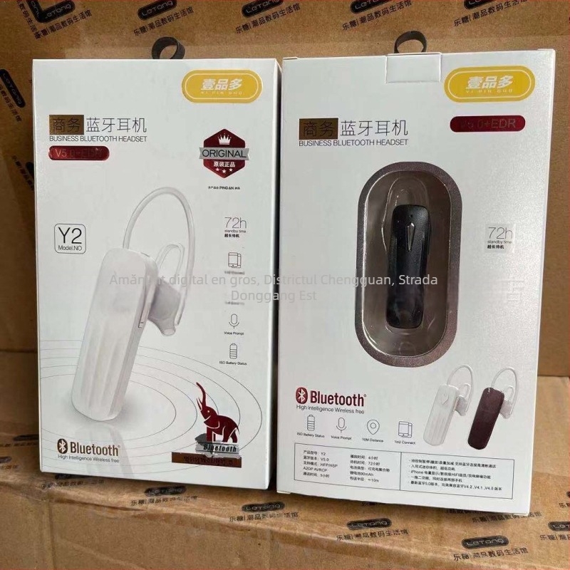 Yipin Duo Bluetooth căști sport mini, fără fir, cu prindere pentru ureche – rază 10 m, Bluetooth 4.1, redare muzică, utilizare: un singur ureche, mono