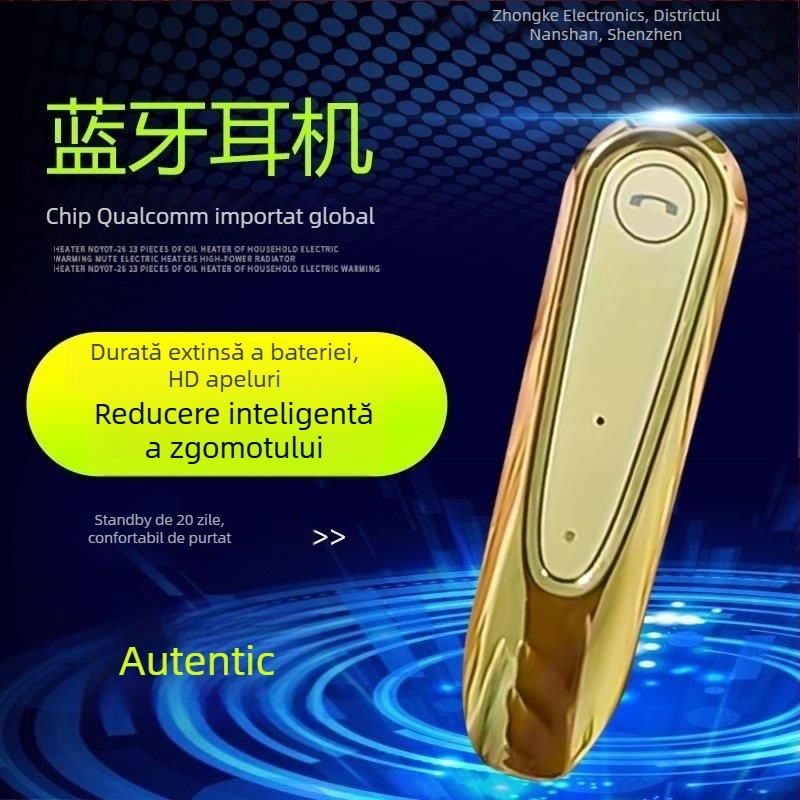 Căști Bluetooth fără fir Kexinlang B45, Bluetooth 5.0, rază de 10 m, autonomie baterie 4–8 h, rezistente la apă, reducere zgomot