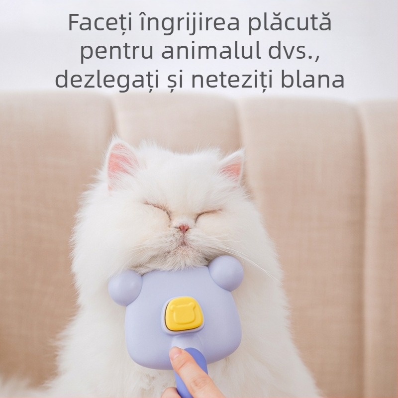 Pieptene de îngrijire pentru pisici, îndepărtarea părului și descurcarea blănii; Brand Nerve Cat; Pentru pisici