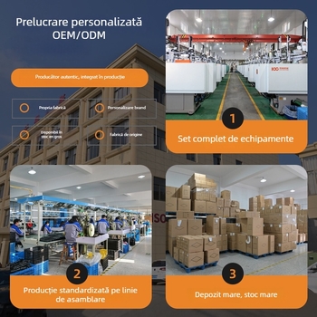 Trepied cu gimbal 3D demontabil, din aliaj de aluminiu, 5 secțiuni, suport până la 3 kg, placă de eliberare rapidă inclusă