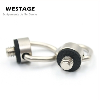 Șurubelă pentru cameră Neutral Humvee screw cu clemă în formă de C și pernă din cauciuc, oțel inoxidabil, sarcină 2-5 kg, greutate 0,095 kg