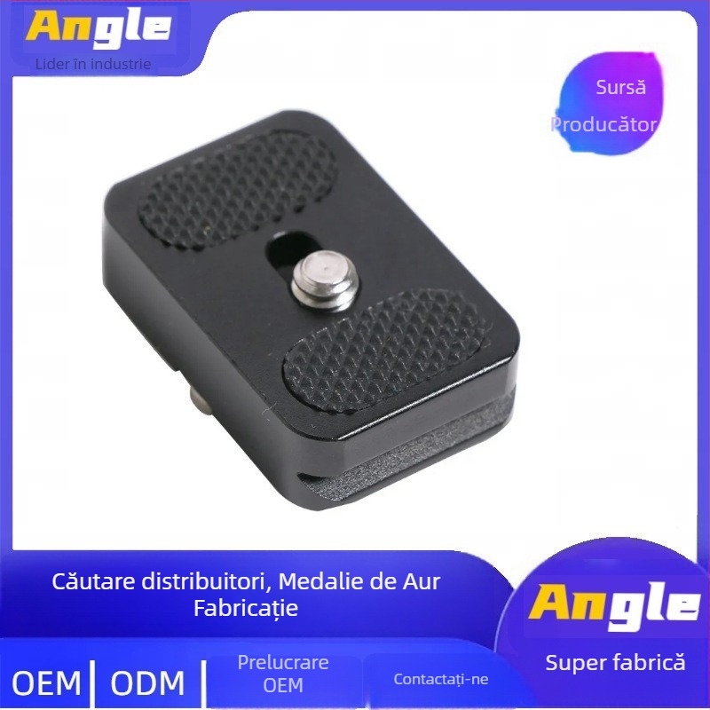 PU-25 Placă de eliberare rapidă pentru bază de cameră, aliaj de aluminiu, compatibilă cu ball head, încărcare peste 20 kg
