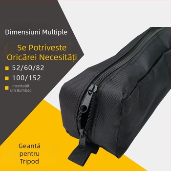 Geantă pentru trepied foto din material Oxford, impermeabilă și rezistentă la uzură, căptușeală din nylon, curea de umăr cu pernă de aer
