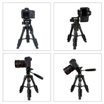 ZoMei Q100 Trepied portabil de masă pentru telefoane și camere — aliaj, compatibilitate universală, model Q100, potrivit pentru transmisii în direct