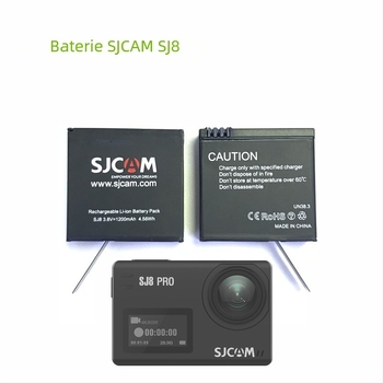 Baterie pentru camere SJCAM SJ8 Pro / SJ8 Air / SJ8 Plus — baterie litiu-ion, 1 baterie, compatibilă cu seria SJ8