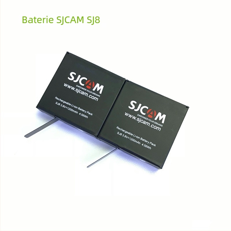 Baterie pentru camere SJCAM SJ8 Pro / SJ8 Air / SJ8 Plus — baterie litiu-ion, 1 baterie, compatibilă cu seria SJ8
