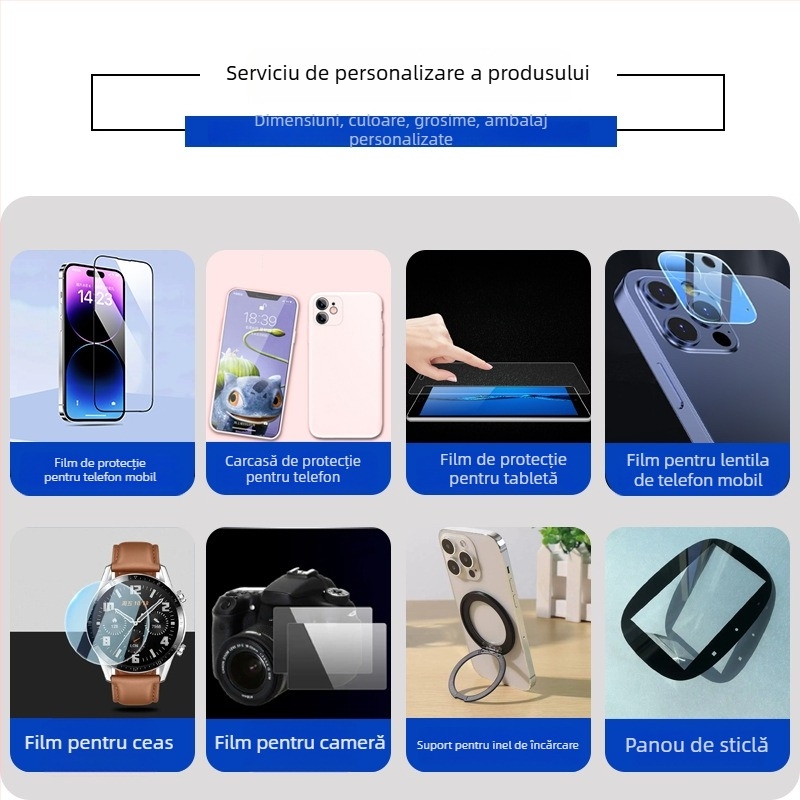 Xuyi folie de protecție din sticlă securizată pentru obiectiv și ecran Insta360 AcePro2