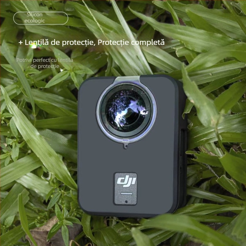 Carcasă de protecție din silicon pentru corp DJI Osmo 360 – compatibilă cu camera panoramică Osmo 360, material: silicon, imprimare logo suportată, service post-vânzare: trei garanții