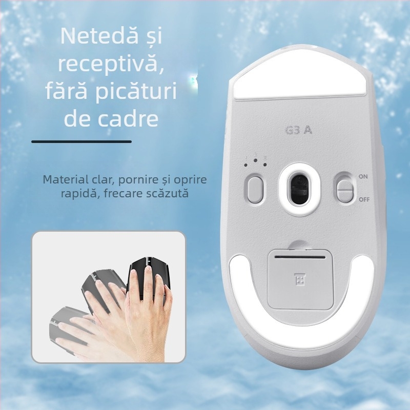 Paduri pentru mouse G3 Ultra/PRO/MAX – Ice Edition, rezistente la uzură, anti-derapaj, turnare din plastic
