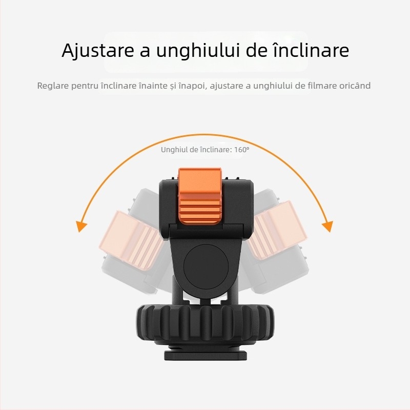 AC-36 Bază gimbal cu eliberare magnetică rapidă pentru DJI Action 3/4/5 Pro; material: plastic + aliaj de aluminiu; compatibil cu Action 5/4/3; include bază de gimbal cu eliberare rapidă din plastic și cutie; imprimare logo suportată.