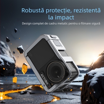 Coscat cadru protecție metalic din aliaj de aluminiu pentru DJI Osmo Action 3/4/5