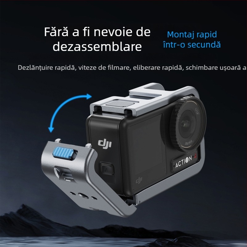 Coscat cadru protecție metalic din aliaj de aluminiu pentru DJI Osmo Action 3/4/5