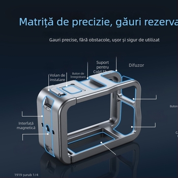 Coscat Action6 Cușcă din aluminiu ultra-ușoară pentru Cameră