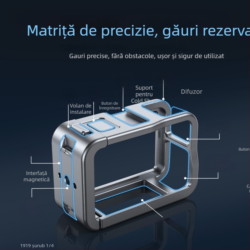 Coscat Action6 Cușcă din aluminiu ultra-ușoară pentru Cameră