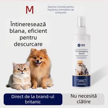 Chenmu Îngrijire blănii pisicii – ulei esențial pentru descurcarea nodurilor, anti-static, emolient pentru blana lungă