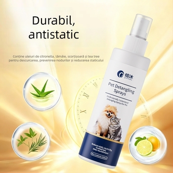 Chenmu Îngrijire blănii pisicii – ulei esențial pentru descurcarea nodurilor, anti-static, emolient pentru blana lungă