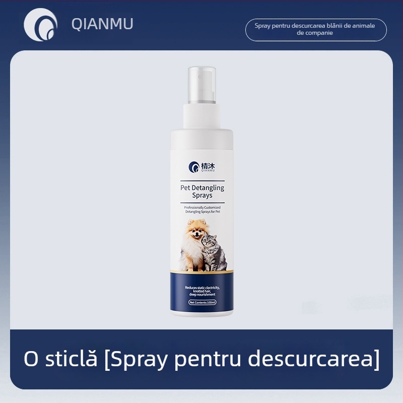 Chenmu Îngrijire blănii pisicii – ulei esențial pentru descurcarea nodurilor, anti-static, emolient pentru blana lungă
