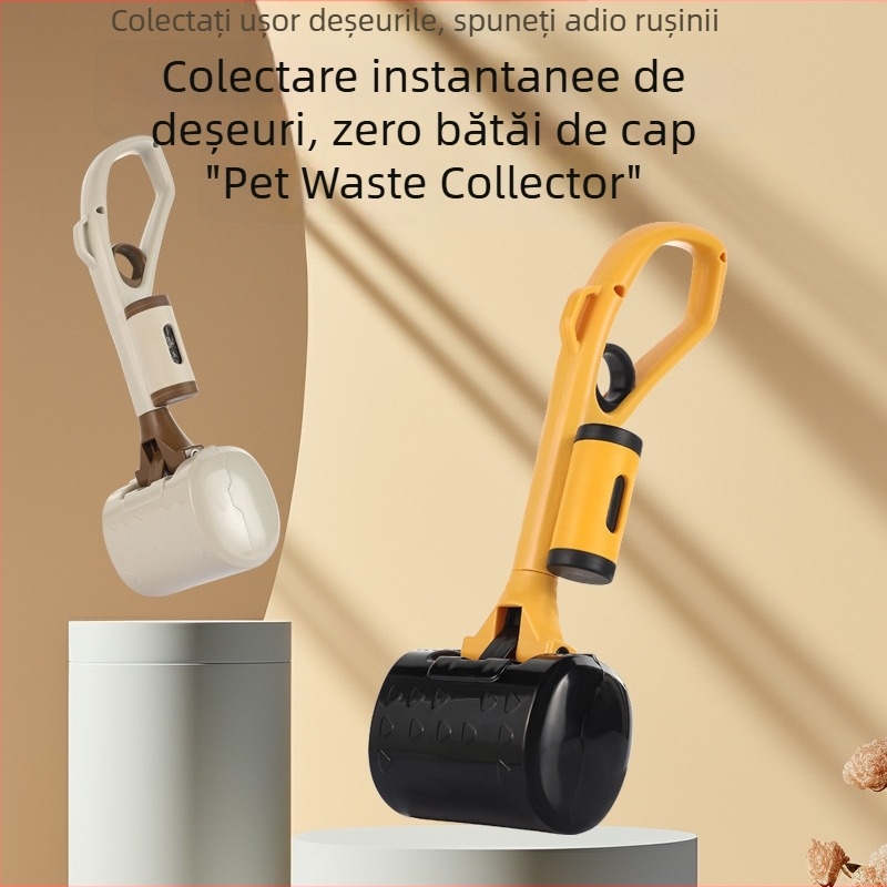 Lopată pentru fecale de câine, pentru plimbări în aer liber, colector portabil de deșeuri (Origine: Zhejiang; Categorie: Toaletă; Național)