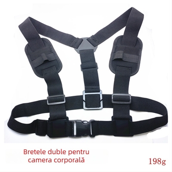 Curea de umăr pentru cameră corporală a forțelor de ordine, poliester, logo imprimat, suport pentru distribuție într-o singură piesă