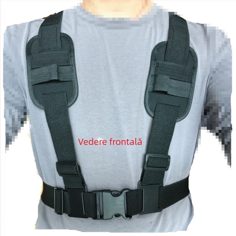 Curea de umăr pentru cameră corporală a forțelor de ordine, poliester, logo imprimat, suport pentru distribuție într-o singură piesă