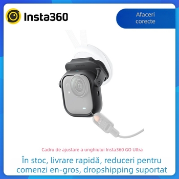 Cutie reglare unghi Insta360 GO Ultra – Shadow Stone 360, material: plastic, magneți, silicon; compatibil GO Ultra; model Angle Adjustment Box