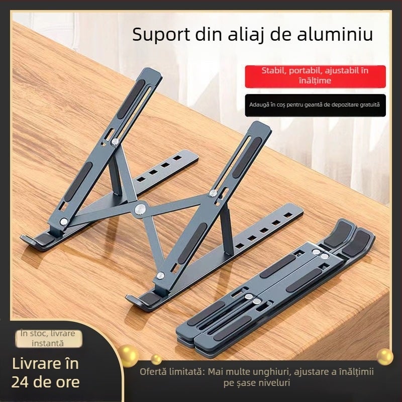 Suport pentru laptop din plastic - rotativ, utilizare generală