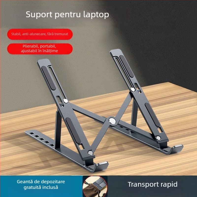 Suport pentru laptop din plastic - rotativ, utilizare generală