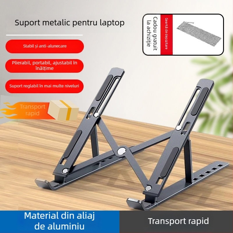 Suport pentru laptop din plastic - rotativ, utilizare generală