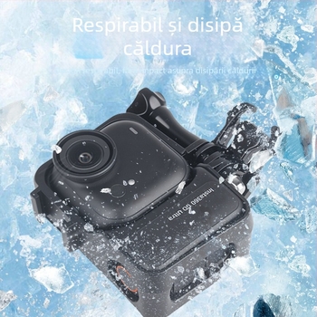 Protecție cadru pentru Insta360 Go Ultra – anti-cădere, anti-zgârieturi; material: plastic; compatibil: Insta360 Go Ultra; model: Accessories; imprimare logo: Da