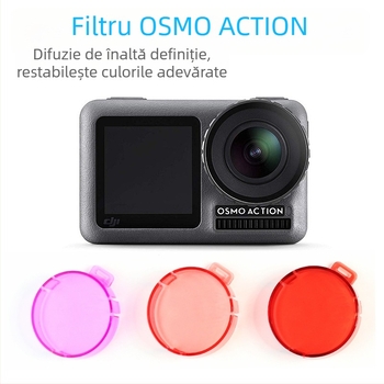 Set filtre pentru scufundări OSMO ACTION - Filtru din acril pentru camera OSMO ACTION