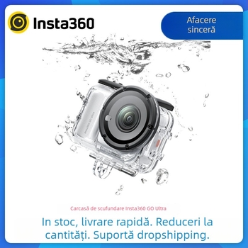 Carcasă subacvatică pentru Insta360 GO Ultra de Shadow stone – compatibilă cu Insta360 GO Ultra; Material: plastic, sticlă, metal; Brand: Shadow stone; Model: Diving shell; Serviciu post-vânzare: trei garanții