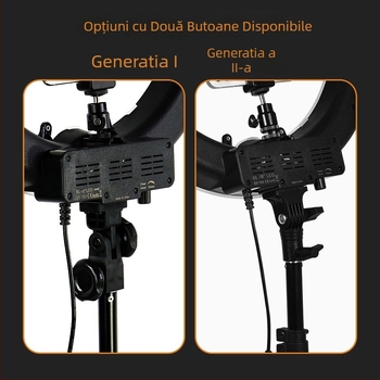 Iluminator LED profesional pentru fotografie pentru camere, 50W, 5500K, reglabil, 100-240V