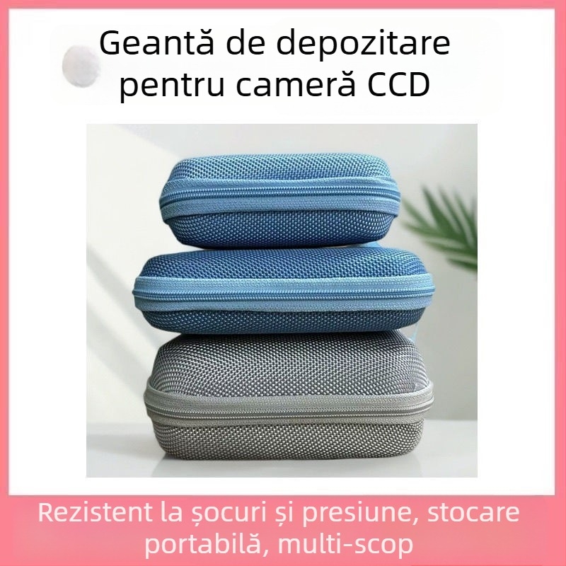 Geantă pentru cameră din PU, stil poșetă, geantă foto pentru depozitare acasă, pentru bărbați.