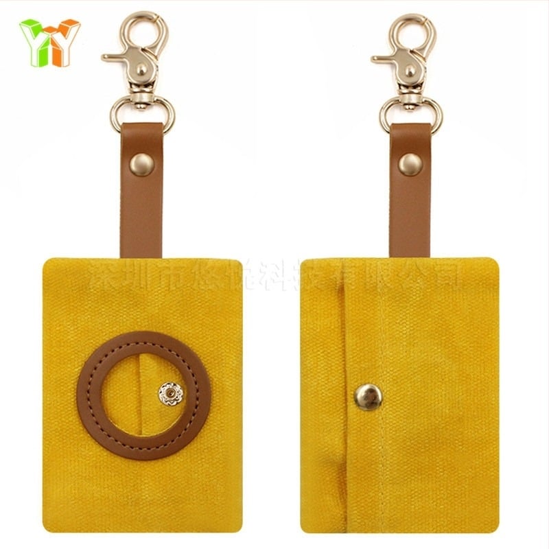 Dispenser pentru pungi de gunoi pentru câini, exterior — material canvas, design cu rolă continuă, origine Shenzhen