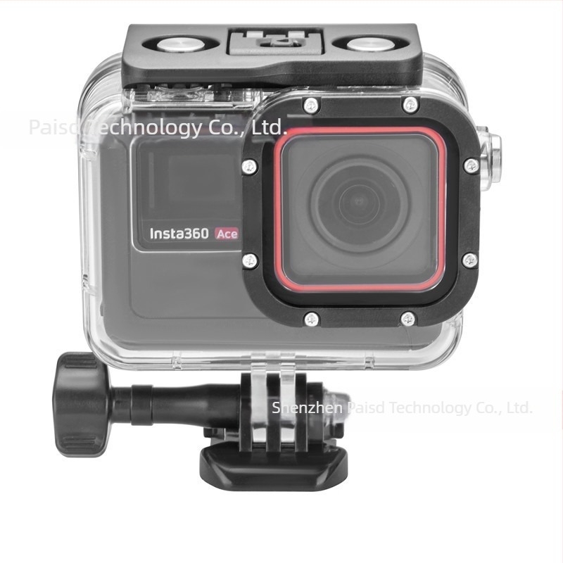 PAISD Carcasă subacvatică pentru Insta360 Ace Pro — Carcasă protectoare impermeabilă pentru filmări sub apă