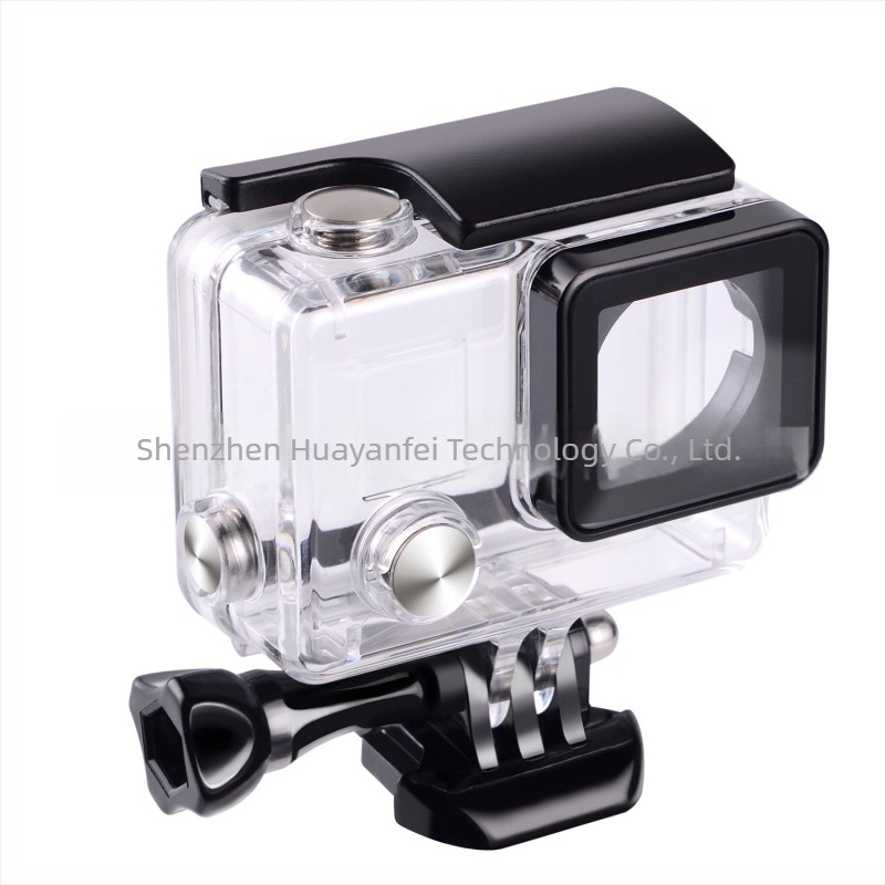 Carcasă impermeabilă pentru GoPro Hero 3+/4 — cristal clar, material PC