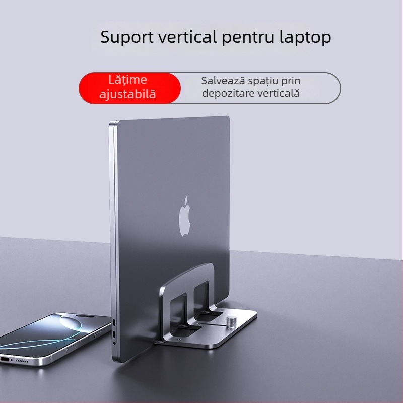 Suport pentru notebook din oțel carbon SE-SC99-1, compatibil universal, 450 g, SENZANS/Saize