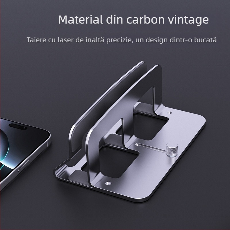 Suport pentru notebook din oțel carbon SE-SC99-1, compatibil universal, 450 g, SENZANS/Saize