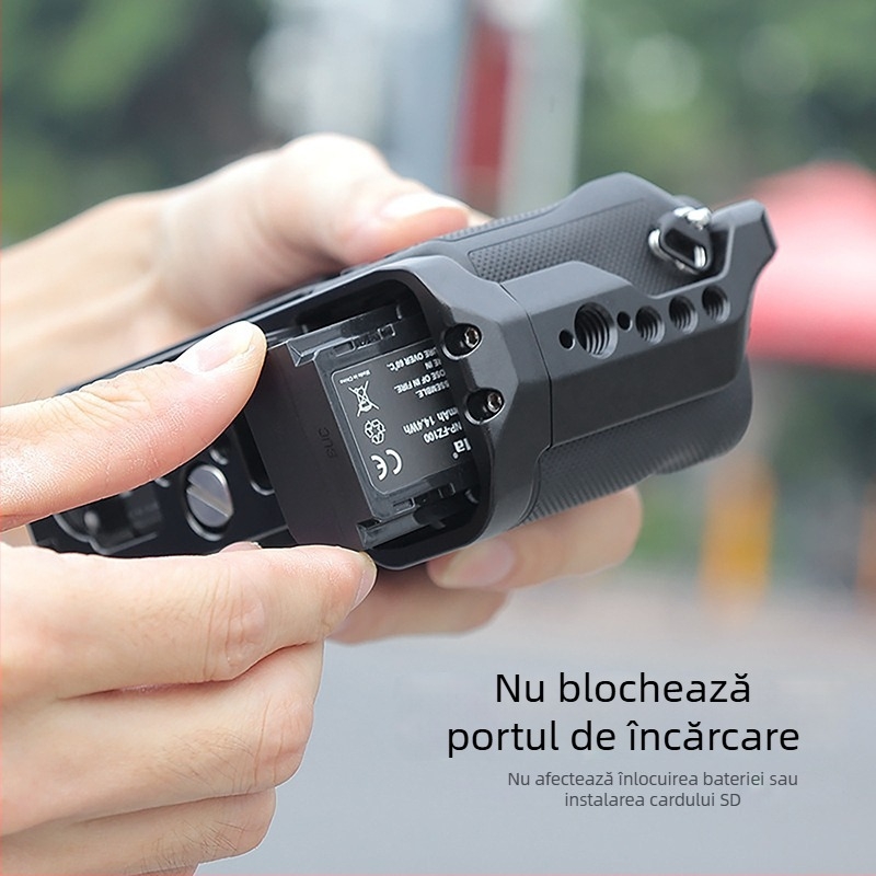 Cage pentru cameră din aluminiu pentru Sony A7M3/A7R3/A7C/A9 și Canon R5/R6, încărcare maximă 2–5 kg