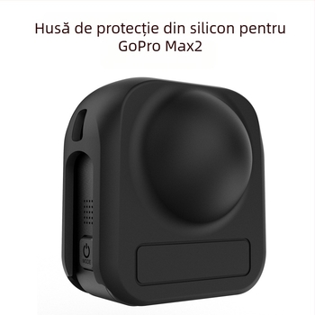 GoPro Max2 husă protectoare din silicon – Carcasă de protecție, silicon; Compatibilă cu GoPro Max2; Absorbție șocuri, Protecție anti-cădere; Greutate 50 g