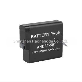 Baterie pentru GoPro Hero5/6/7 (AHDBT-501) — impermeabilă, rezistentă la șocuri, suport streaming live