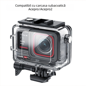 Carcasă protectoare etanșă Acepro2Insta360 | Material: PC + 316 oțel inoxidabil; Turnare prin injecție; Compatibilă cu Acepro waterproof shell; Lansată în 2023